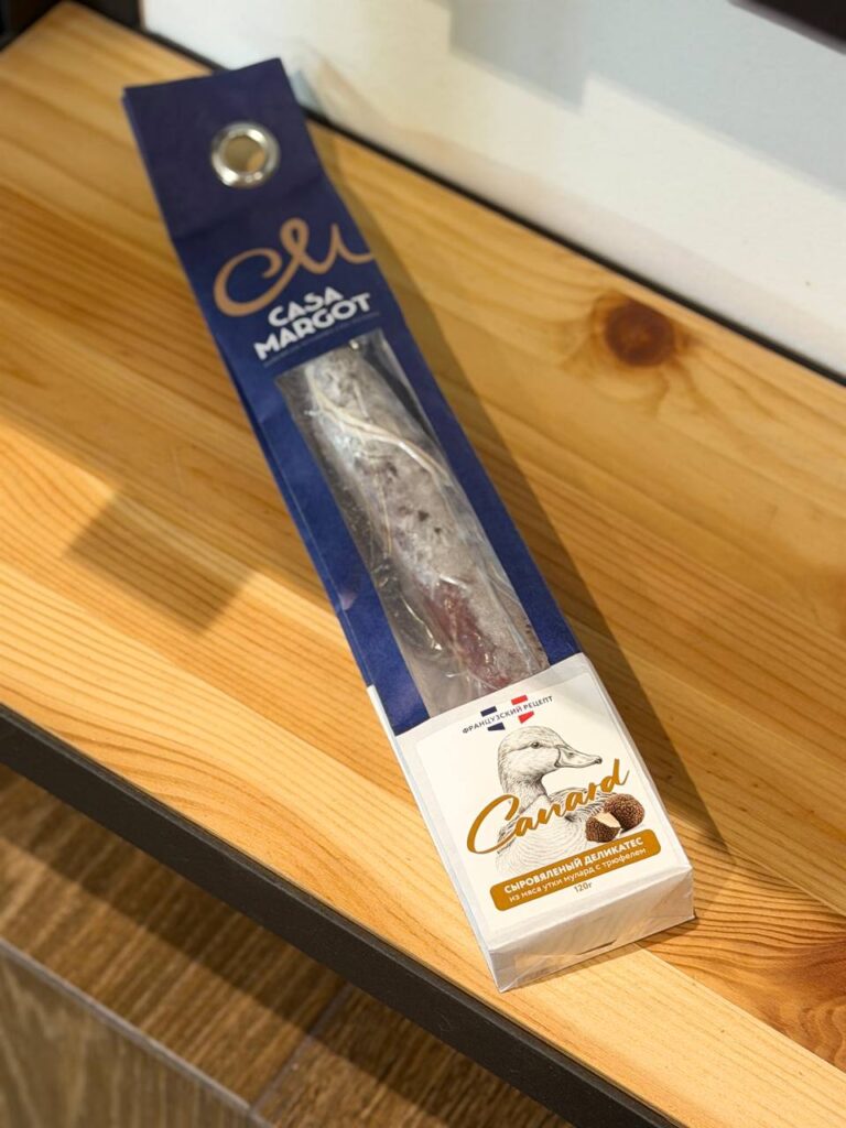 Колбаса  из утки «Canard с трюфелем» 120г, Casa Margot Россия